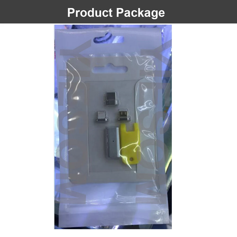 YIESOM type C/Micro USB/для iPhone 3 в 1 Магнитный кабель-переходник для зарядки конвертер для iPhone Android type-C штекер Магнитный адаптер