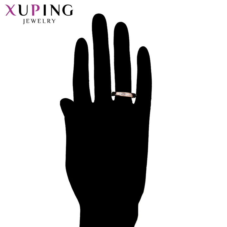 Xuping синтетического кубического циркония розового золота Цвет покрытием