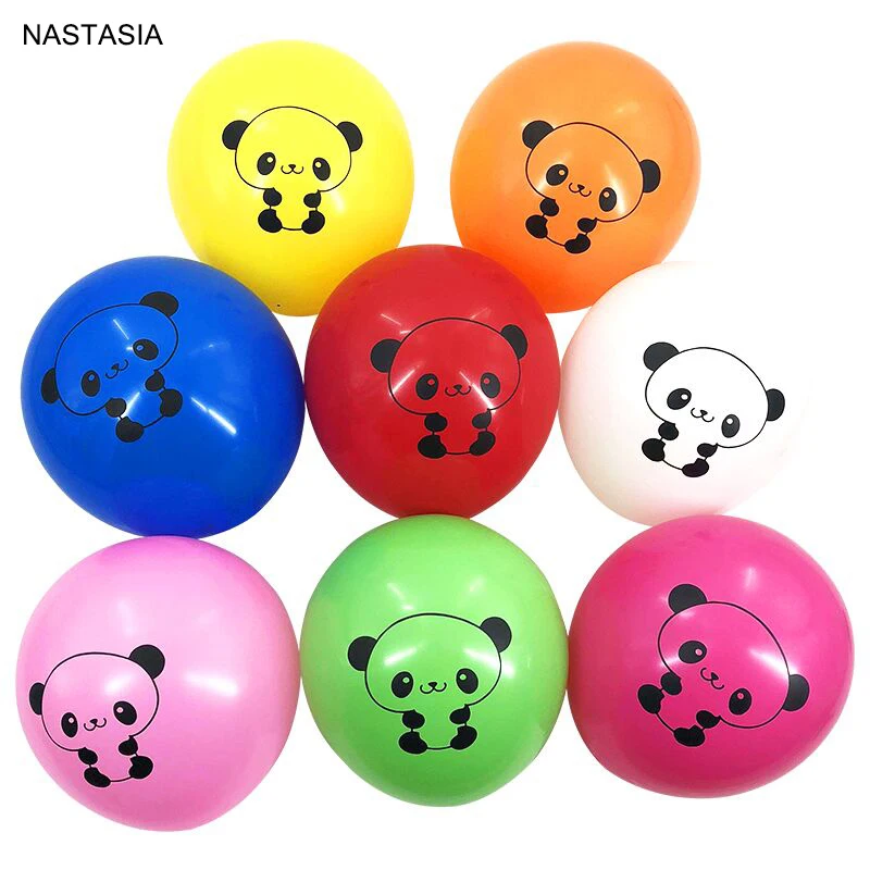 NASTASIA 10 шт./лот панда микс Цветной латексный шар 12 дюймов 2 8 г Украшения для дня