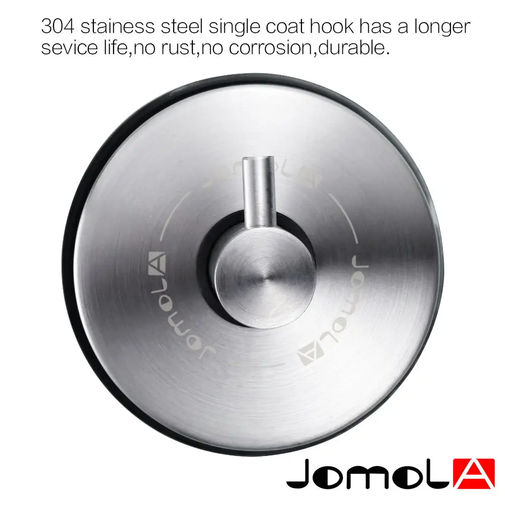 Ванная комната присоски крюк Нержавеющая сталь стены пальто одежда халат