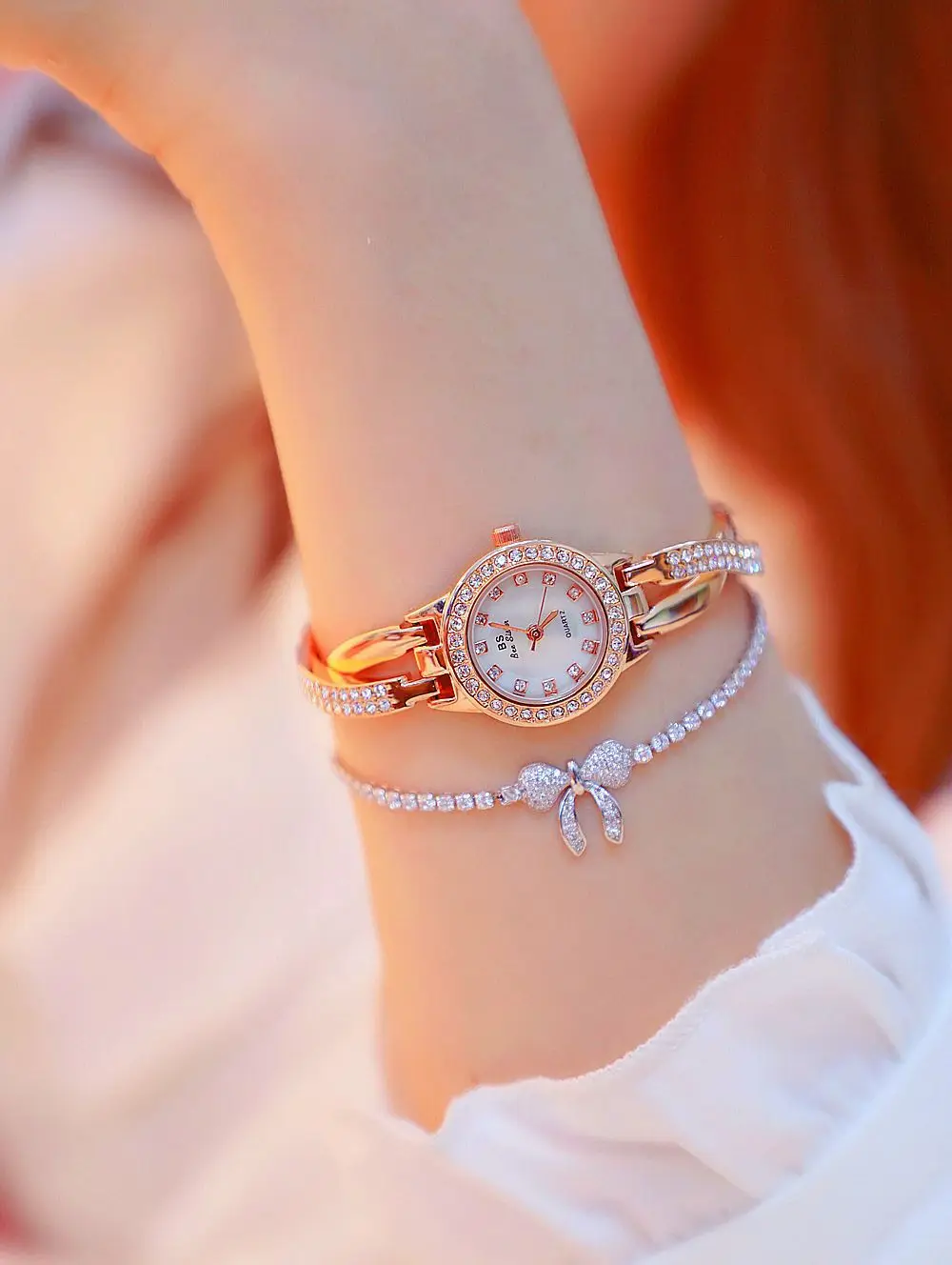 Женские часы от топ бренда роскошные с бриллиантами 2019 горячая Распродажа для