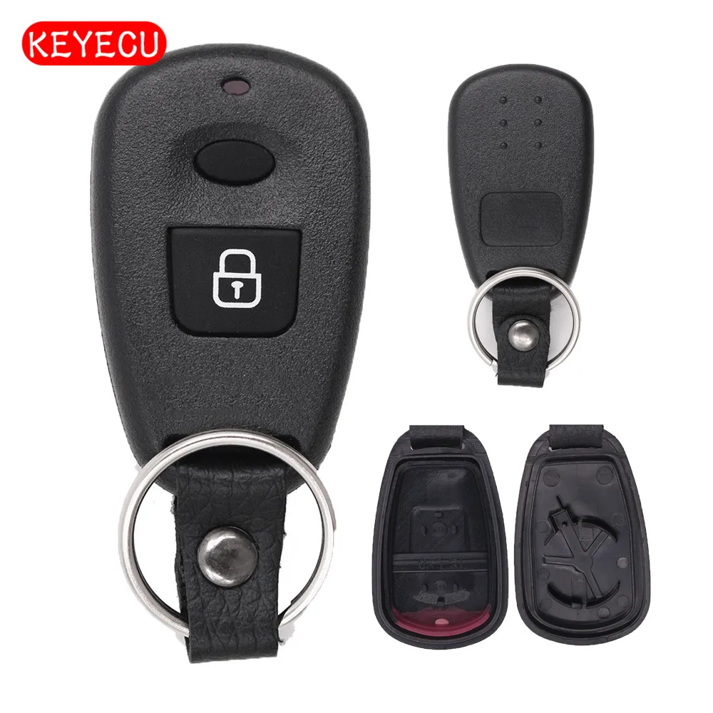 Чехол для дистанционного ключа Keyecu чехол с двумя кнопками и фотодержателем Hyundai