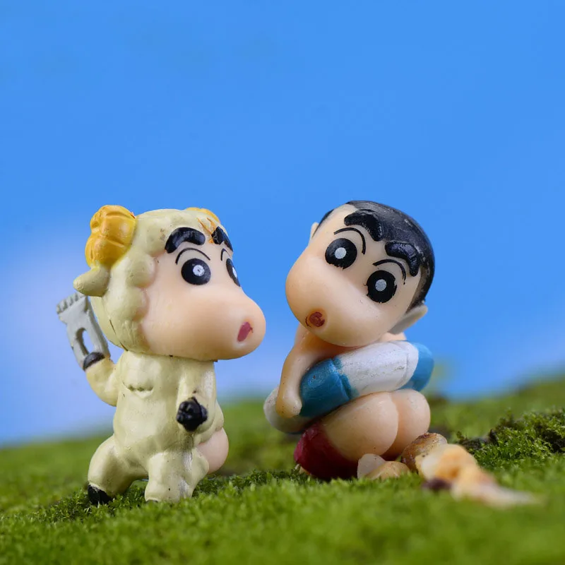 2019 1Pcs Cute Shin Child DIY Resin Fairy Garden Craft Decoration Miniature Micro Gnome Terrarium Gift F0169 | Дом и сад