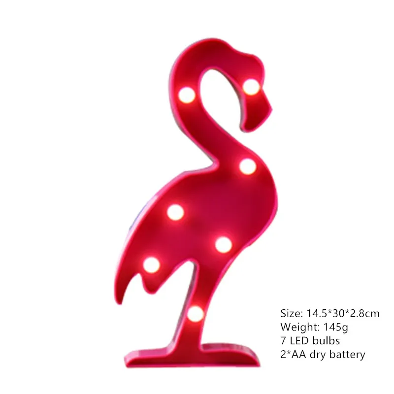 Фламинго Светодиодные ночные светильники Настольная лампа украшение освещение