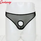 Сексуальный шелковый сильный мужчина с отверстием для пениса стринги полупрозрачные трусы бандож стринги секс-игры для мужчин игрушки для ролевых игр БДСМ