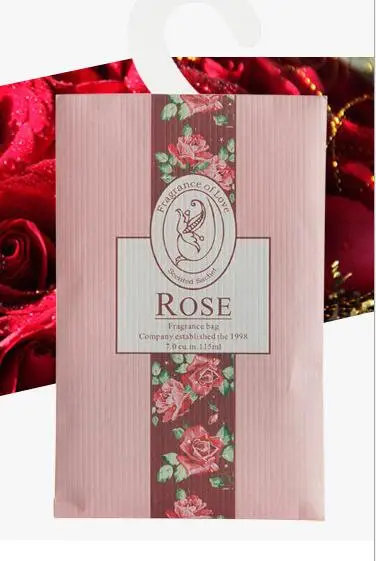 roses 5 ароматизатор свежий воздух ароматизатор пакет домашний шкаф ящик Висячие специи саше шкаф плесень изоляция дезодорант поставки пакет - Цвет: roses