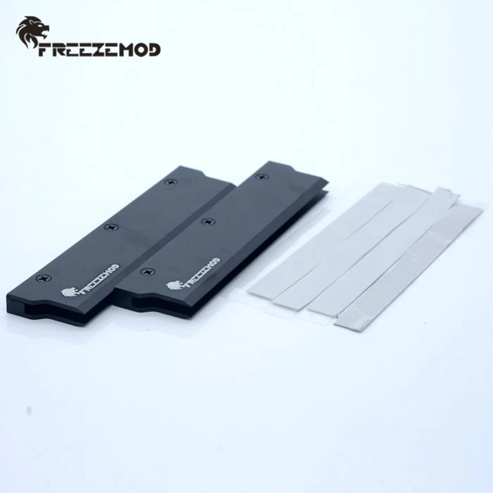 FREEZEMOD 2 компл. Компьютер водяного охлаждения памяти жилет Широкий узкий версия матовая поверхность. MEO-PM0AB