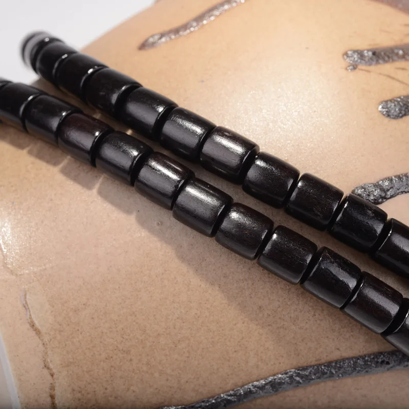 Многослойный браслет из натурального черного дерева с бусинами Будды 108|bracelets