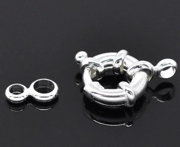 

DIY Charm 11mm Fashion Copper Spring Rings Clasps,Round Claw Clasps