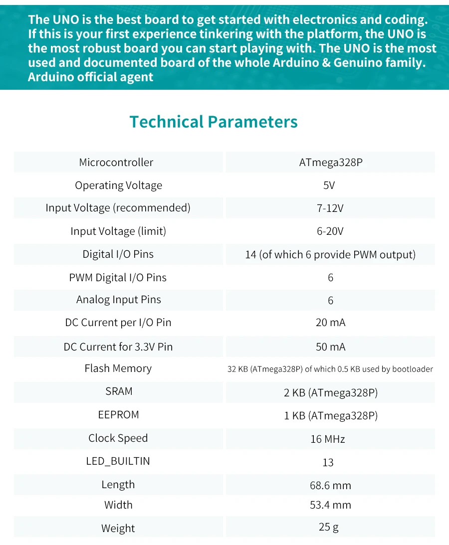 Один набор UNO R3 MEGA328P ATMEGA16U2 для Arduino совместимый