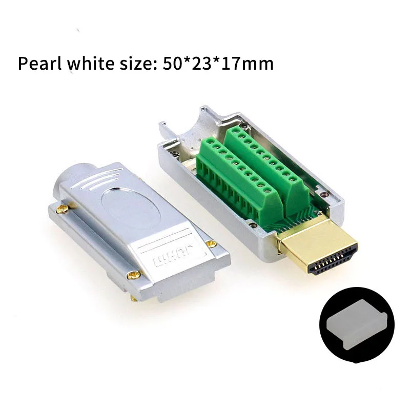 Разъем для сварочной головки HDMI оболочка из алюминиевого сплава позолоченное
