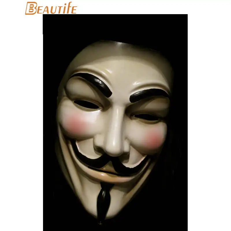 Пользовательские V for Vendetta плакат ткань Шелковый украшения дома настенный