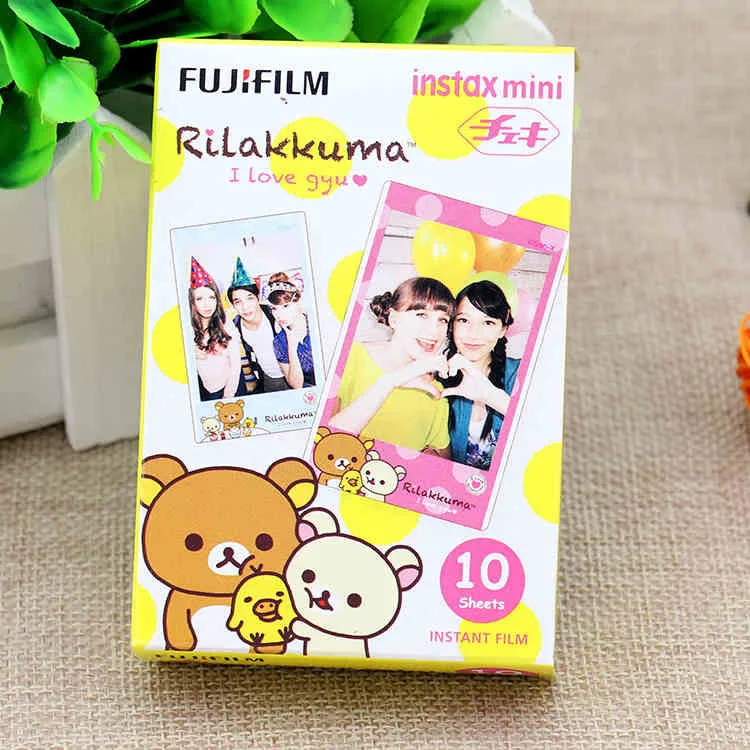 10 Fujifilm Fuji Instax Mini мгновенная цветная пленка для 7 7s 8 20 25 50s 50i SP1 DW 90 (Rilakkuma)|film tpu|mini display