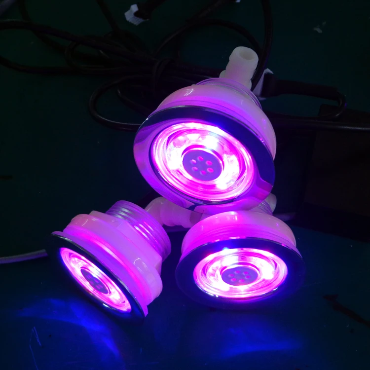 Встраиваемая Водонепроницаемая подводная СВЕТОДИОДНАЯ ЛАМПА IP68 RGB массажная