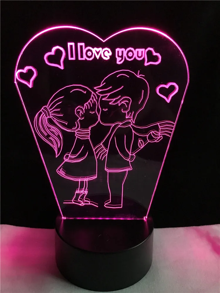 3d лампа светодиодсветодиодный с пультом ДУ USB RGB|Ночники| |