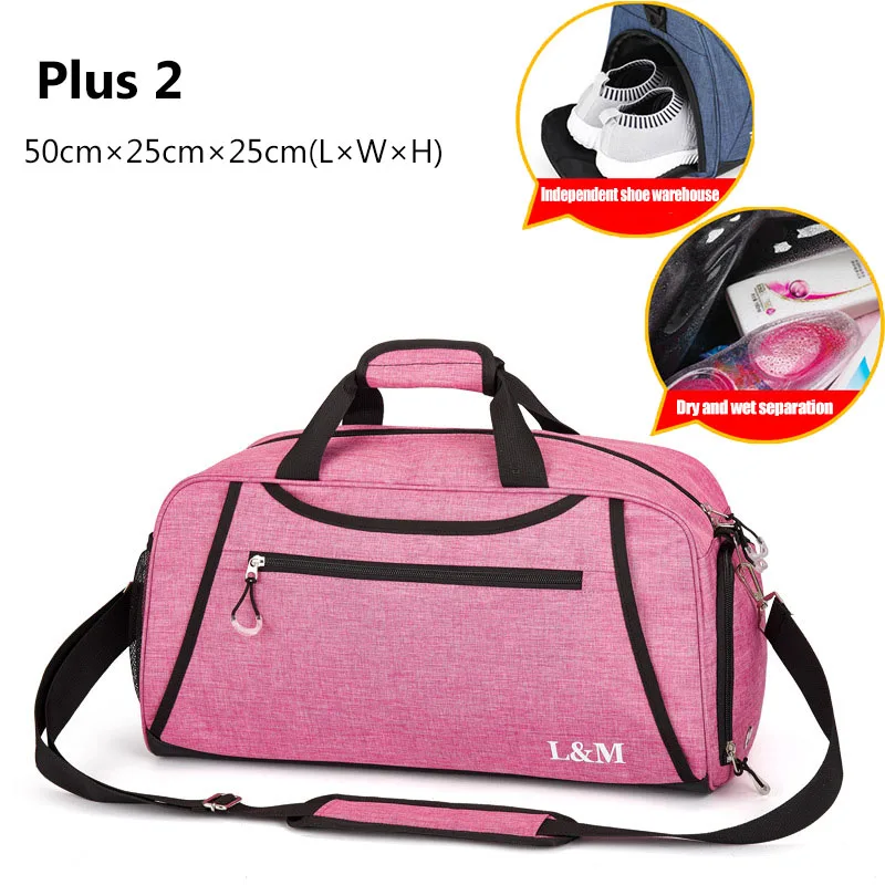 Plus 2 Rose Red Спортивные сумки для сухого влажного плавания, спортивные сумочки Gymtas, коврик для йоги, сумка для мужчин, для фитнеса, тренировок, занятий спортом, Tas, для путешествий, для улицы, XA617WA - Цвет: Plus 2 Rose Red