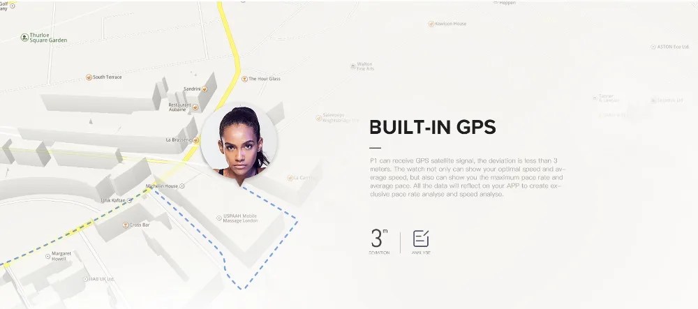 WQ P1 ЭКГ PPG встроенные gps умные часы монитор сердечного ритма спортивные часы 50 м водонепроницаемые спортивные часы умные часы дропшиппинг