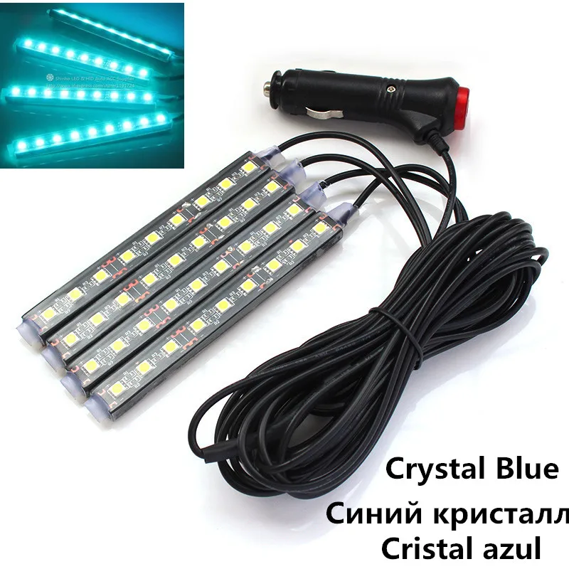 4 шт. 36SMD 5050 белый желтый синий зеленый красный Автомобильный светодиодный