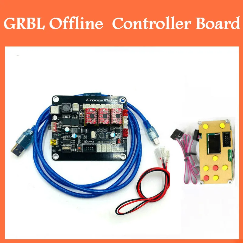 

GRBL Offline 3Axis Controller Board Stepper Motor Double Y Axis USB Driver Board For GRBL For Laser Engraving Machine Carving