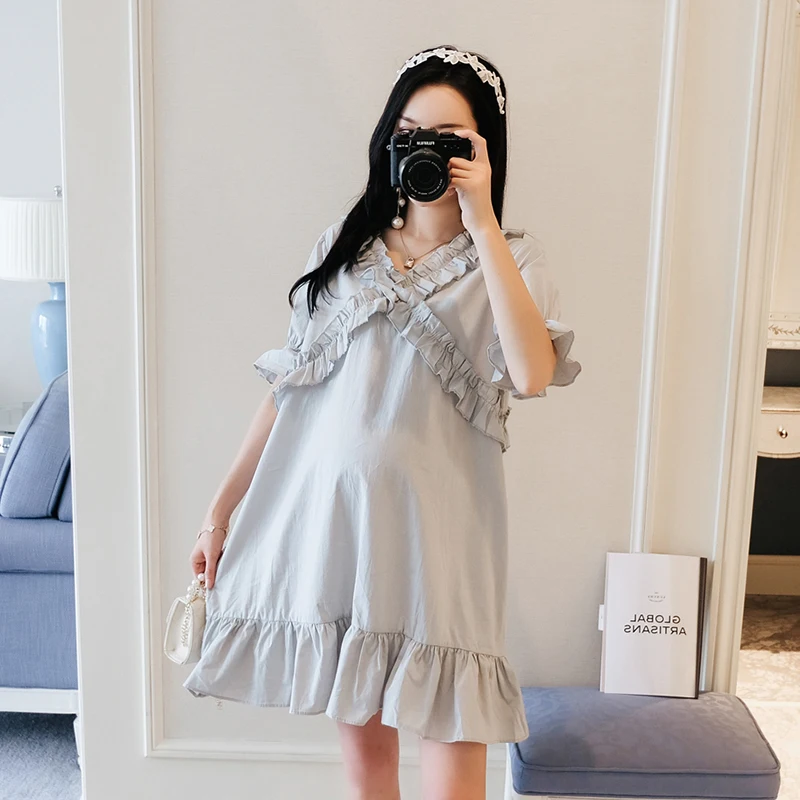 2019 Новое поступление летнее платье для беременных женщин модные стильные платья