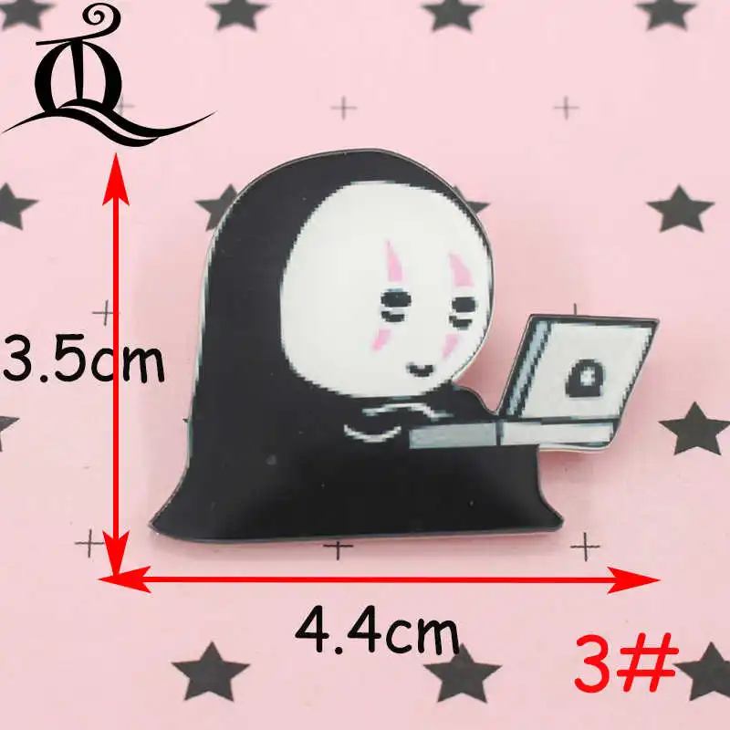 1 шт. микс Хэллоуин девочка мультфильм значки на булавке Kawaii рюкзаке