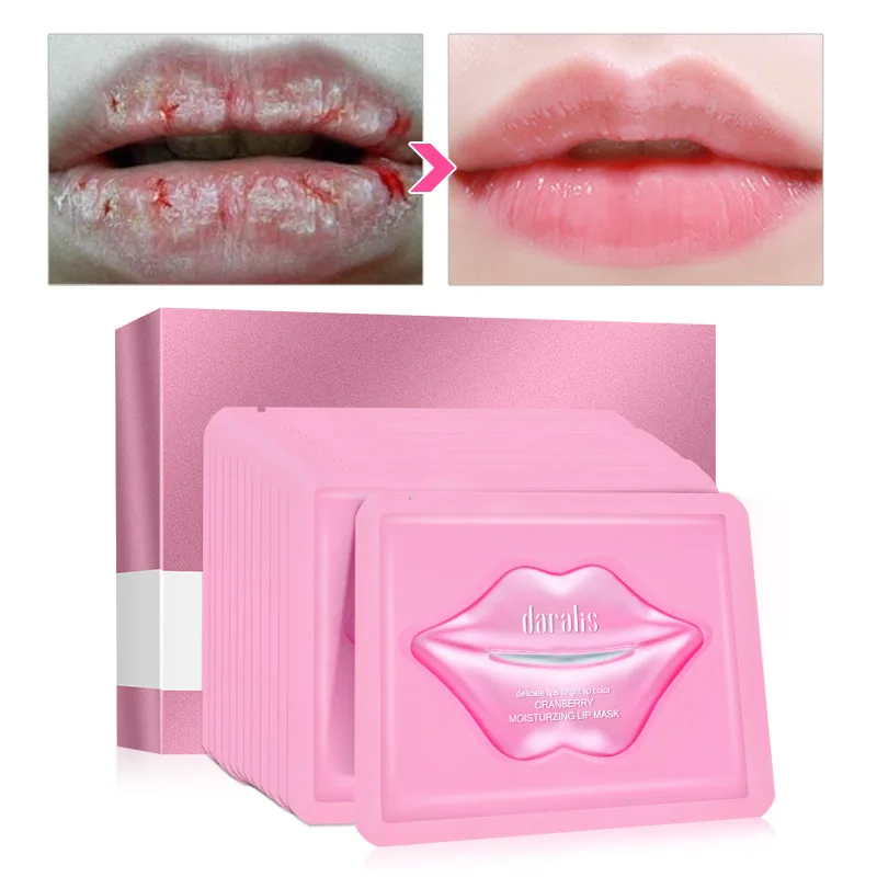 1 шт. Кристальный коллаген для губ маска колодки Уход увлажнение восстановление