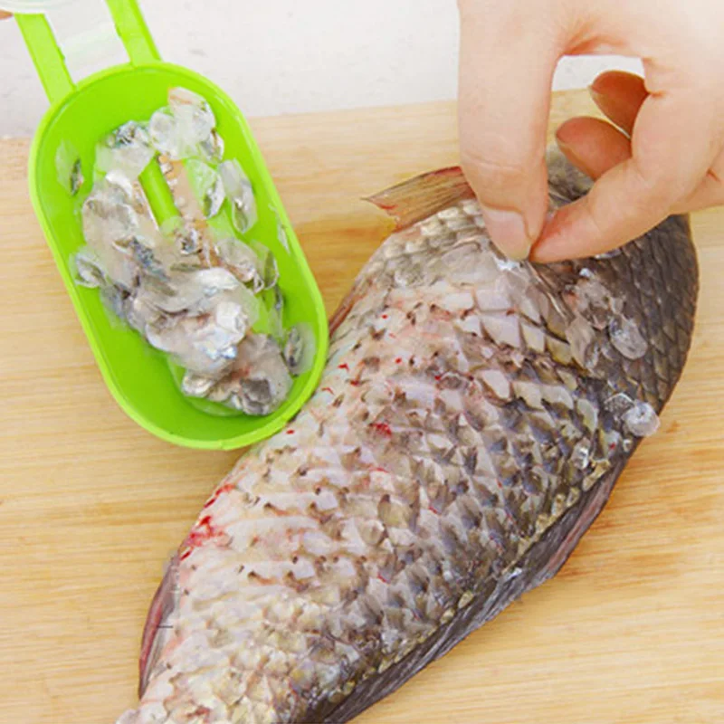 Scraping Scale Kill Fish With Knife Machine кухонные аксессуары многофункциональные гаджеты