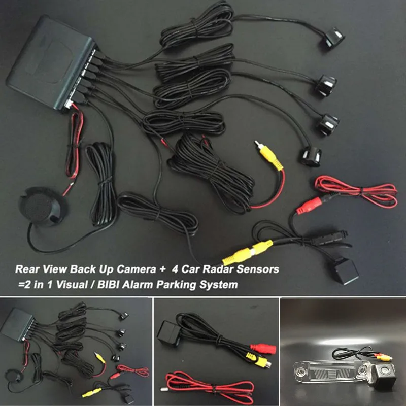 Автомобильный радар с 4 датчиками система заднего вида для KIA Sportage SL / R 2010 ~ 2015