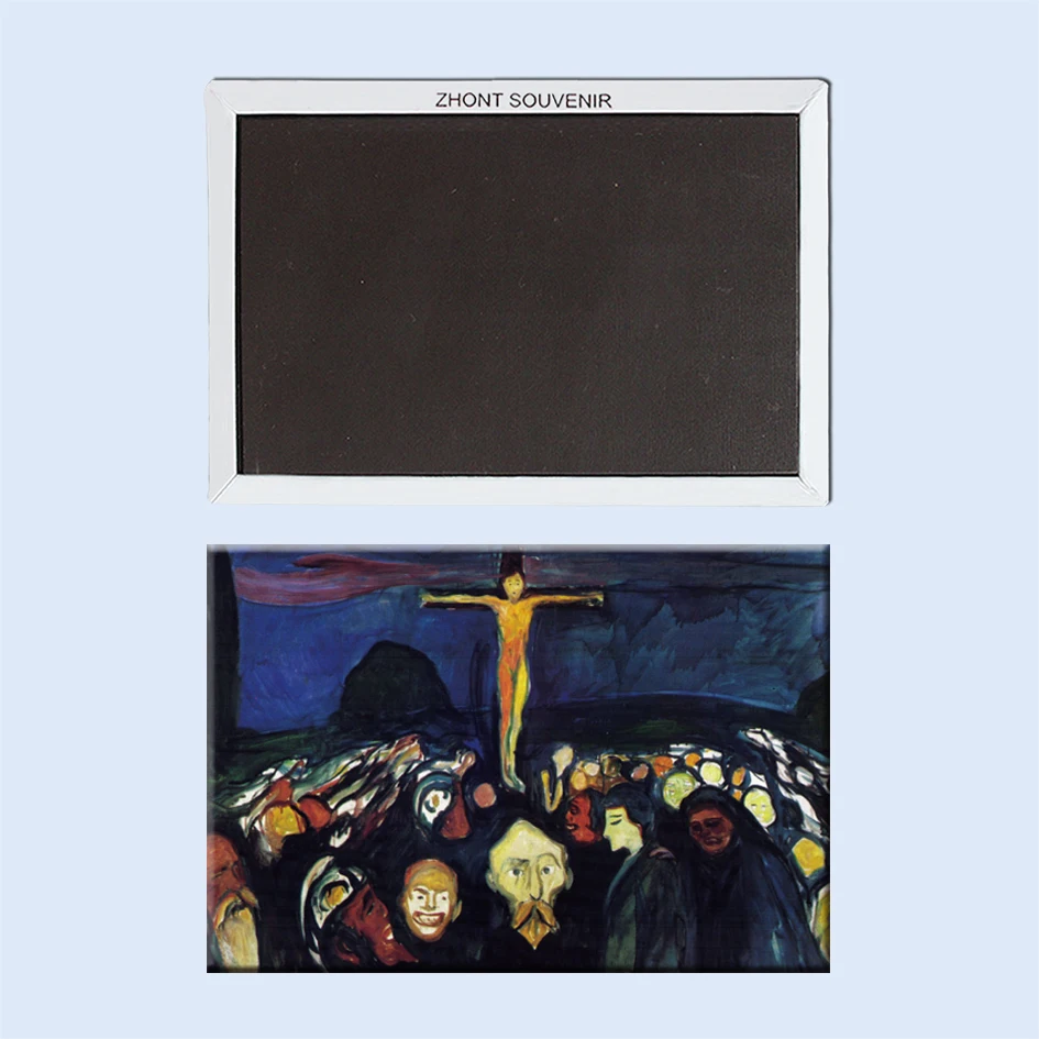 11 доступных картин магниты на холодильник edvard_munch всемирно известные картины