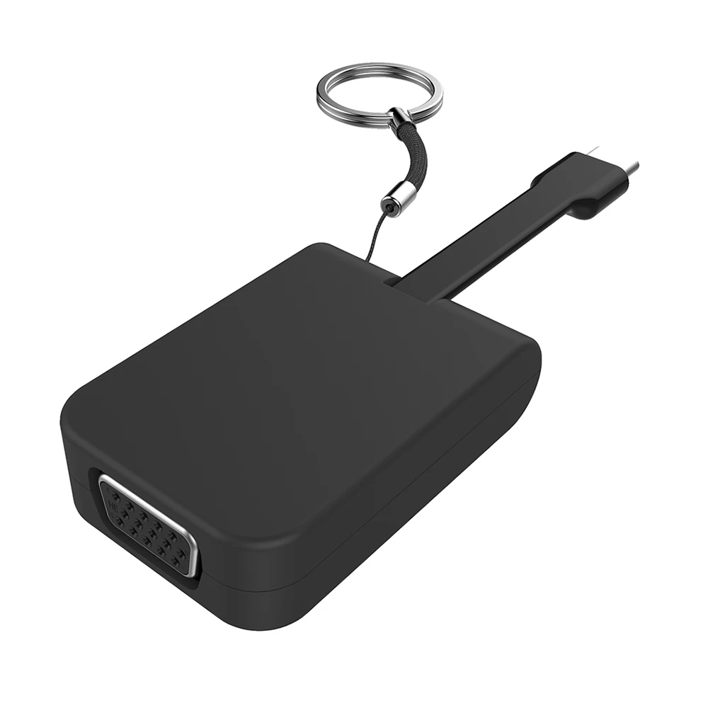 Переходник с порта видеодисплея типа C на VGA Регулируемый переходник Type HDMI 4K