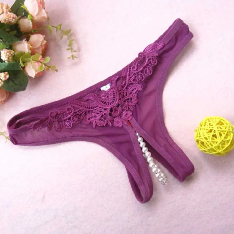 E& A Женское нижнее белье Babydoll Порно костюм женский горячий Эротическое кружевное Прозрачное нижнее белье сексуальные трусики сетчатые стринги с жемчугом