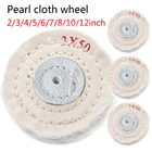 Полировальный круг из хлопковой ткани, 50-300 мм, белое золото, серебро, зеркальная полировка, 4 мм, внутреннее отверстие, 50 слоев