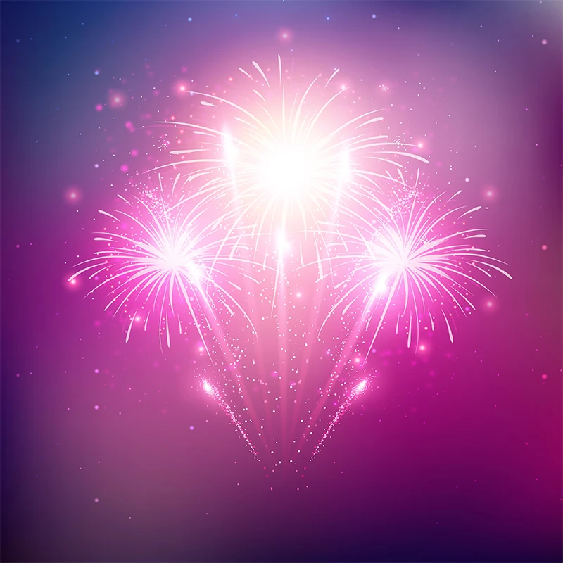 Allenjoy photocall New Year fireworks pink beautiful firecrackers bright backdrop for photo shoots backgrounds photography | Электроника