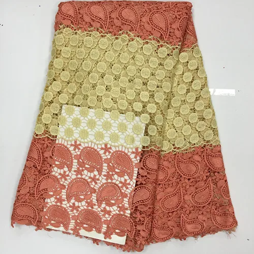 JS311!2017 New Designs High Quality Embroidered Water Soluble African Cord Lace Fabric Guipure For wedding dress | Дом и сад