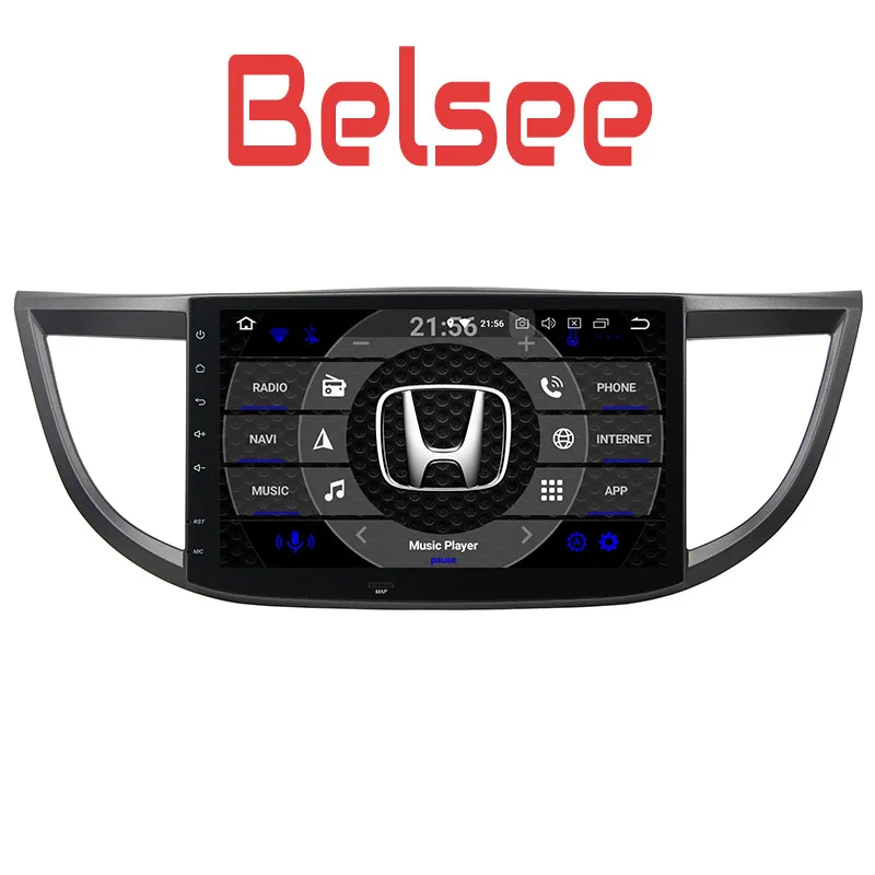 Belsee 2Din android 8 0 Автомагнитола Радио сенсорный экран стерео навигации gps для Honda CRV CR V
