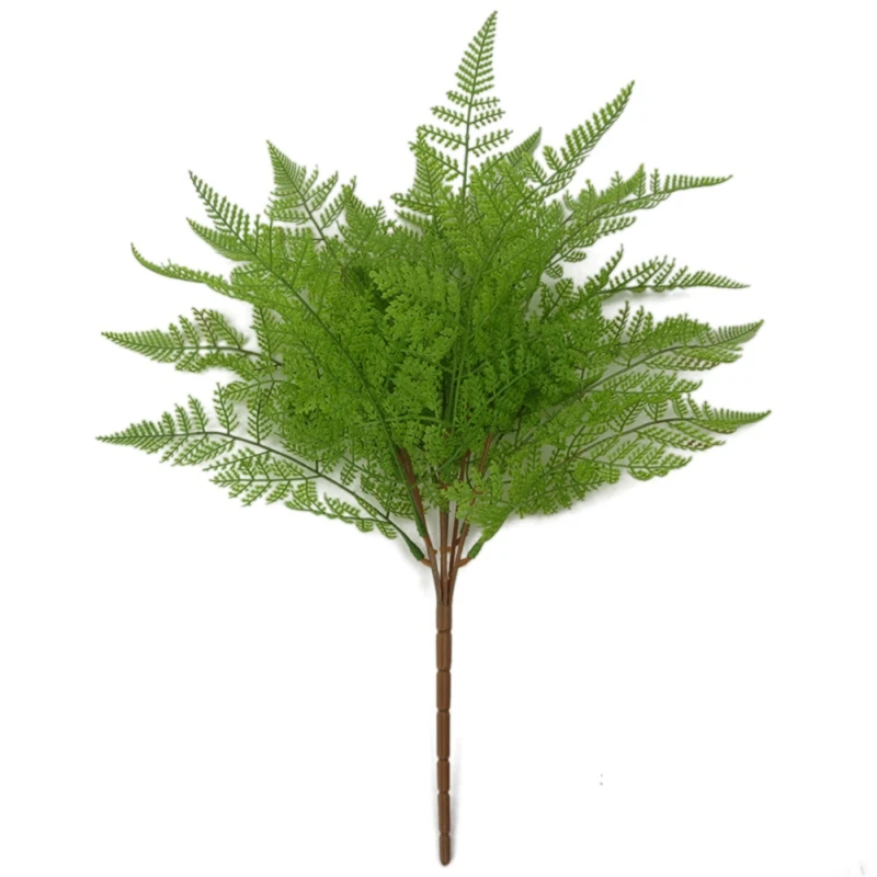 Искусственный папоротник из 17 вилок персидская трава зеленая имитация растений