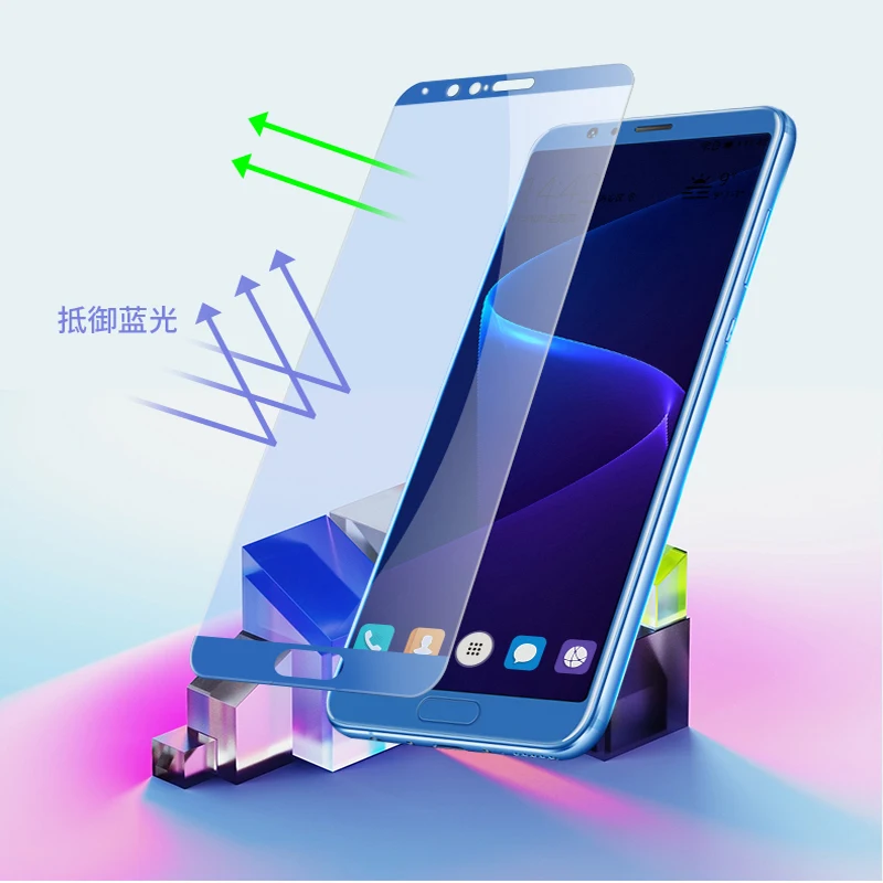 1 шт. полное покрытие защитное закаленное стекло для Huawei Honor View 10 View10 3D защита
