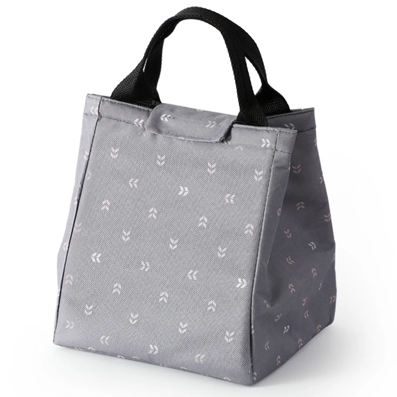 Для женщин Портативный холст для обеденного мешка полоса теплоизолированные