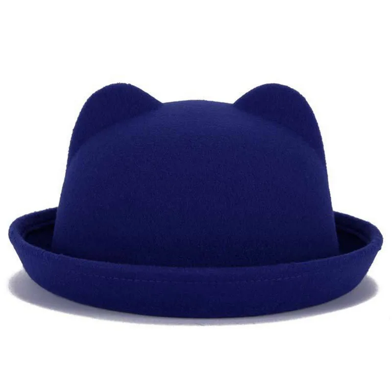 Bingyuanhaoxuan осень Для женщин шляпа Федора Кепки chapeau Femme Classic Имитация шерсти Шапки