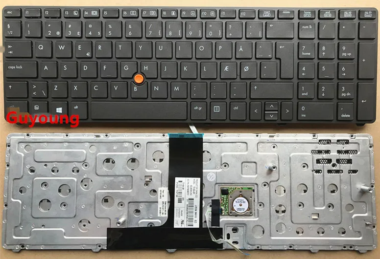 Клавиатура для ноутбука HP EliteBook 8760 8770 8770w Probook 8760W 8560W 8570w|Клавиатуры замены| |
