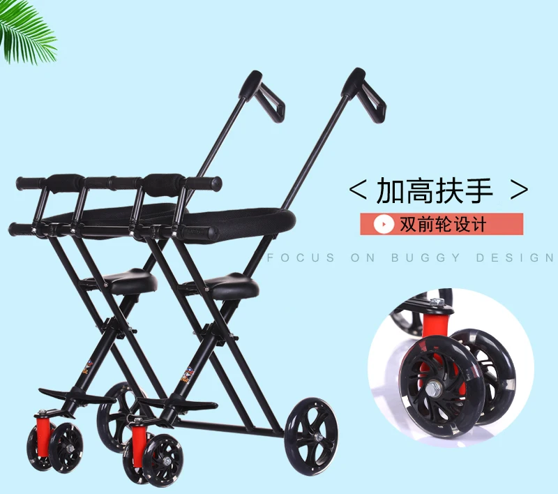 Micr trike xl Колыбель двойной светильник вес коляски покупки туристический прицеп хорошо для прогулки. Зонт как подарок