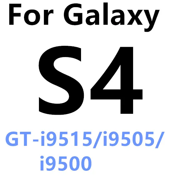 Закаленное Стекло Экран протектор для samsung Galaxy S3 S4 S5 S6 S7 A3 A5 J1 J2 J3 J5 J7 J7 Neo J1 мини Core Grand Prime ACE4 - Цвет: S4