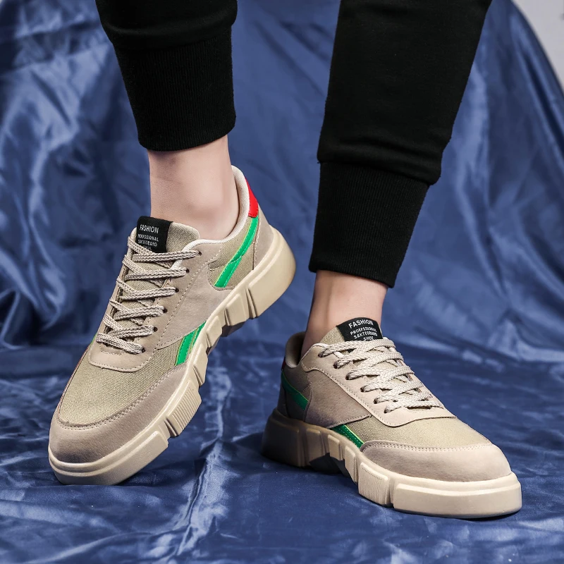 Мужские кроссовки для скейтбординга легкие из сетчатого материала спортивная