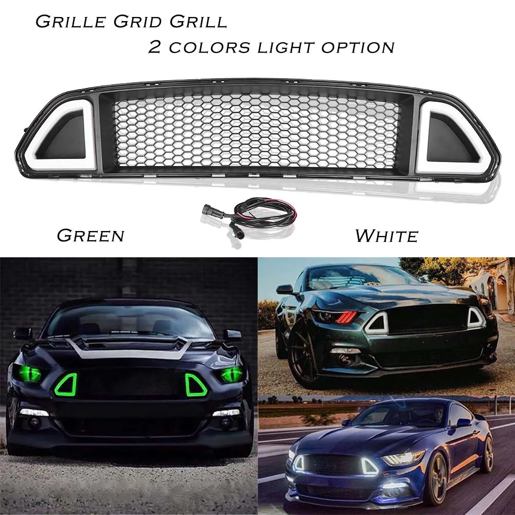 Для Ford Mustang 2015 2016 2017 Автомобильная передняя решетка центральный гриль