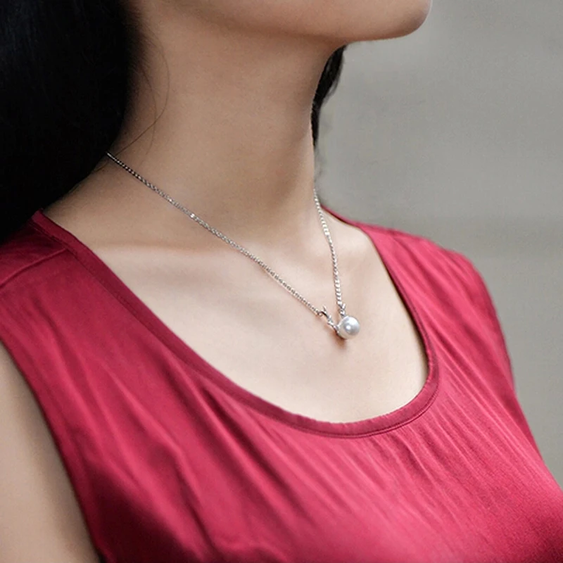 Женское жемчужное ожерелье YIKALAISI ювелирные изделия из натурального жемчуга