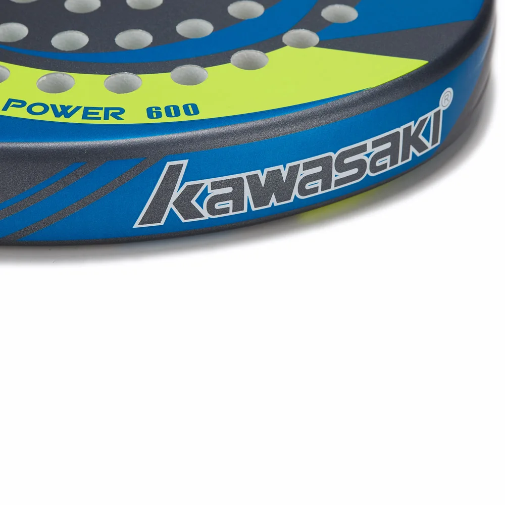 Kawasaki POWER 600 Padel ракетка 38 мм теннисная паделл ракетка для юного игрока карбоновая рама Мягкая EVA лицо с веслом сумка
