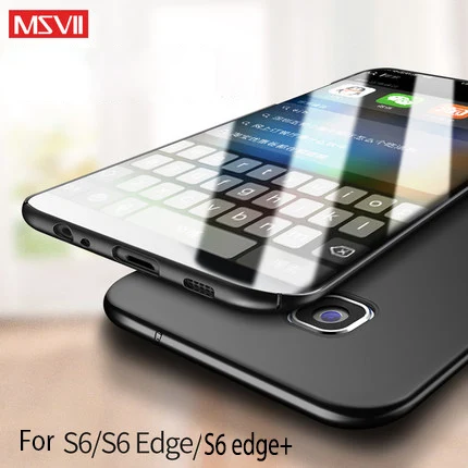 100% Оригинальный Роскошный чехол MSVII для Samsung galaxy S6 edge (5 1 дюйма) plus 7 жесткий