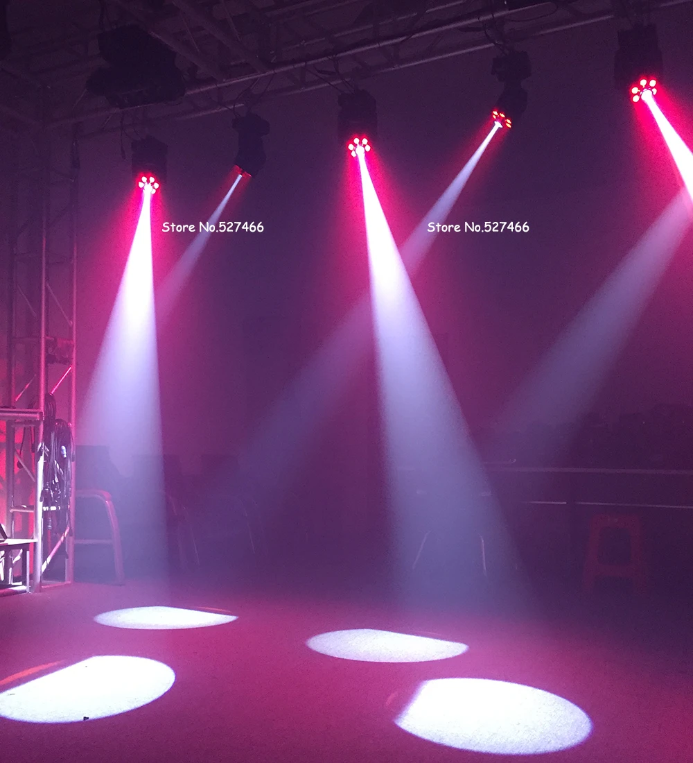 30 Вт узор + 6*8 мягкий свет стиральная луч движущийся головной RGBW Quad цвет маленький