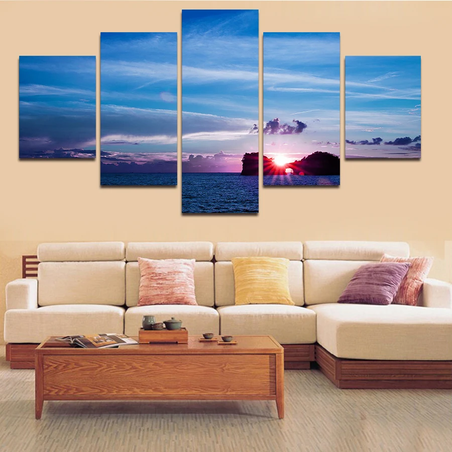 5 шт Семья свадебное украшение для гостиной печать Абстрактная живопись на