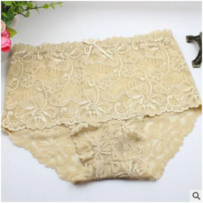 Женские кружевные бесшовные прозрачные трусики | Женская одежда